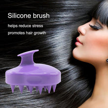 Load image into Gallery viewer, Silicone Shampoo Massage Brush