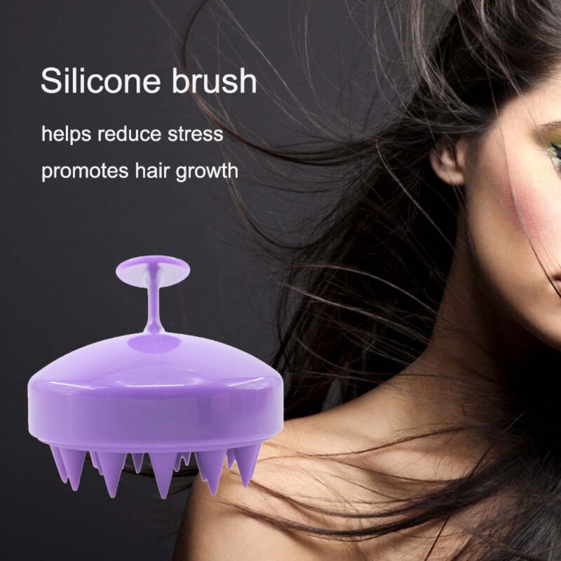 Silicone Shampoo Massage Brush