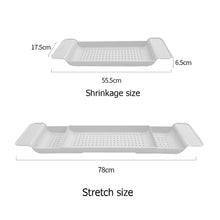Load image into Gallery viewer, Telescopic Bathtub Rack