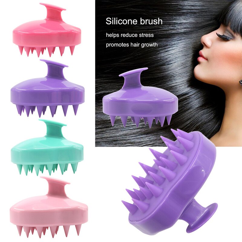 Silicone Shampoo Massage Brush